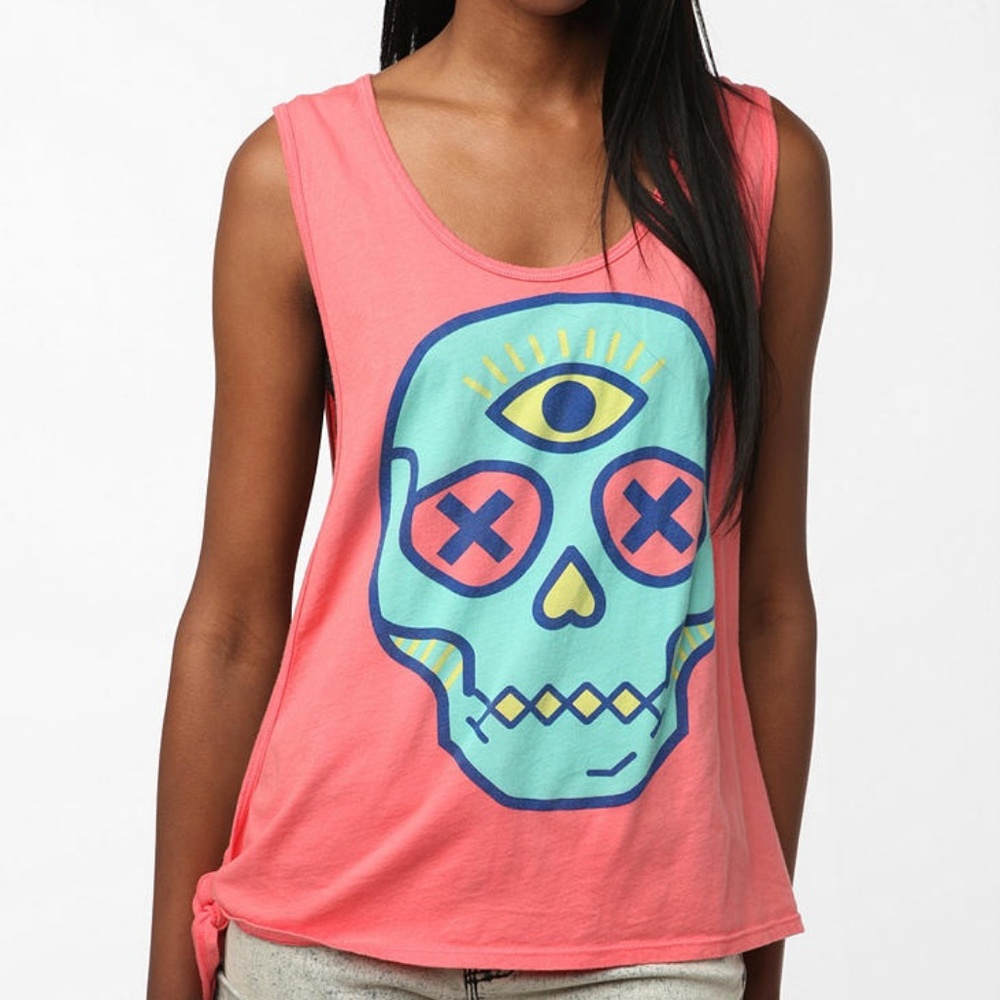 Truly.Madly.Deeply. third eye side tie tank top